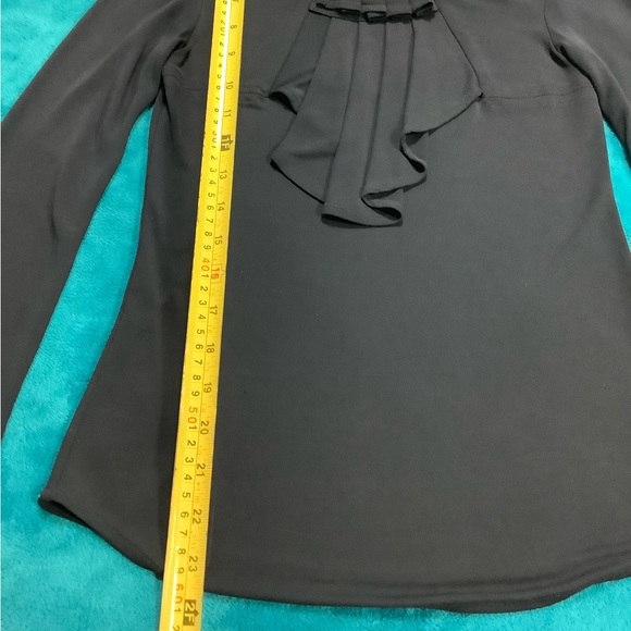 L.A.M.B. Fall 2007 Navy Long Sleeve Polyester Top - Picture 7 of 10